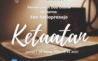 PDKK-HKY Sydney: Pelayananan Online Hari Jumat, 26 Maret 2021