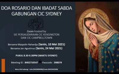 SIE Persaudaraan CIC Kensington X CIC Campbelltown: Doa Rosario dan Ibadat Sabda