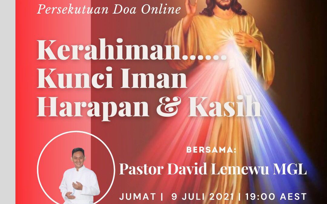 PDKK-HKY Sydney: Pelayanan Online Hari Jumat, 9 Juli 2021