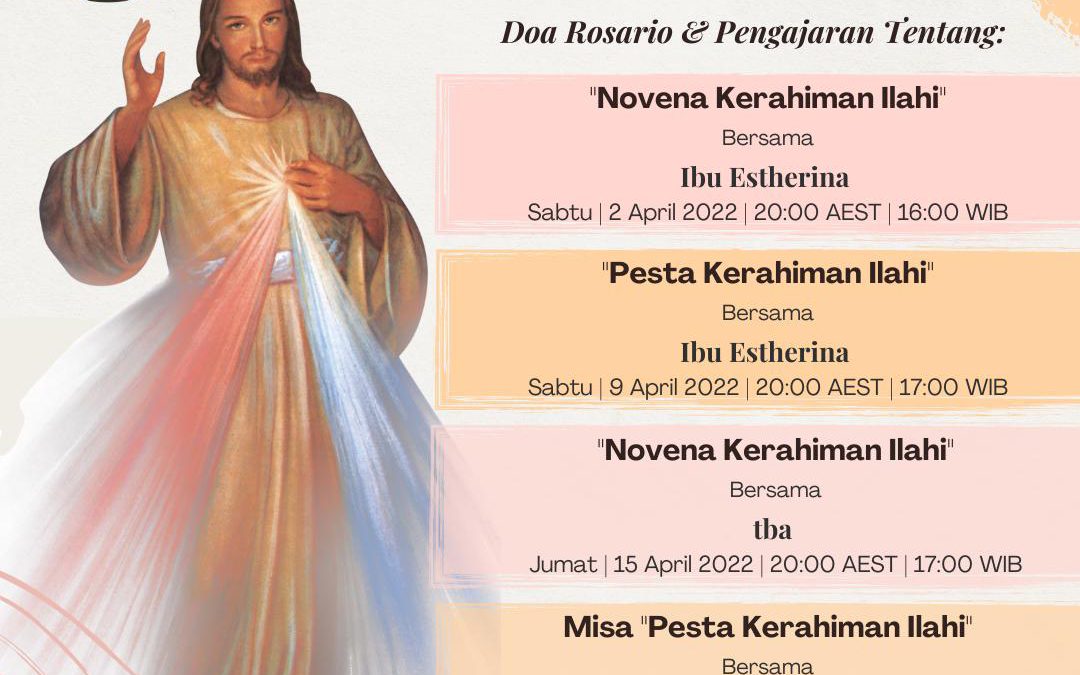 SIE persaudaraan CIC Kensington: Doa rosario online dan renungan