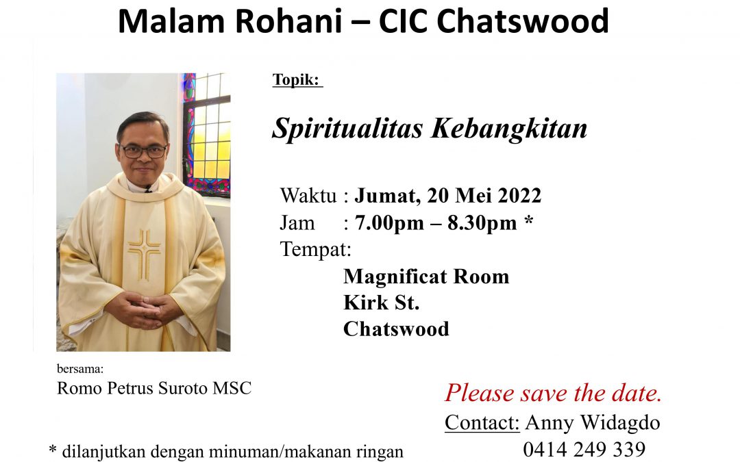 CIC Chatswood: Malam Rohani