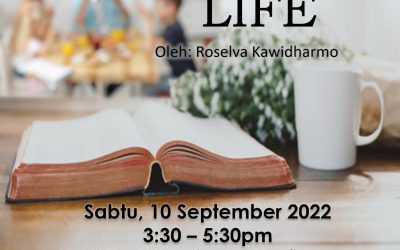 PDKK Epiphany: Persekutuan Doa pada hari Sabtu, 10 September 2022